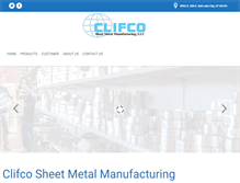 Tablet Screenshot of clifmetal.com